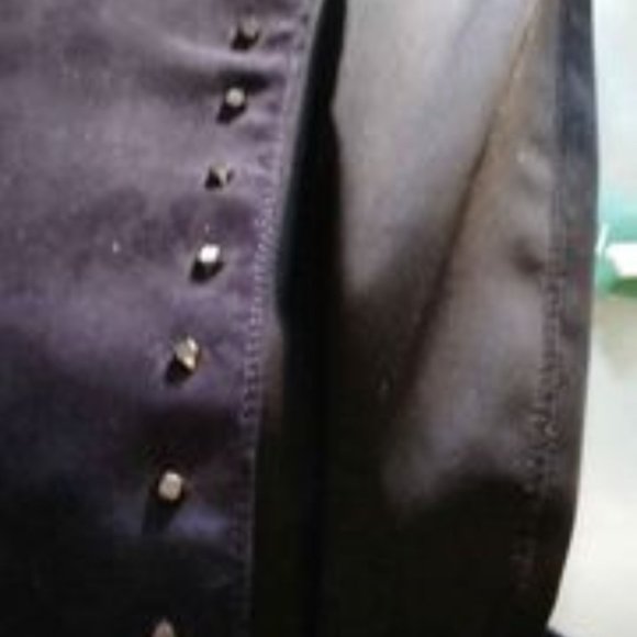 Navy faux suede boots - Picture 4 of 4